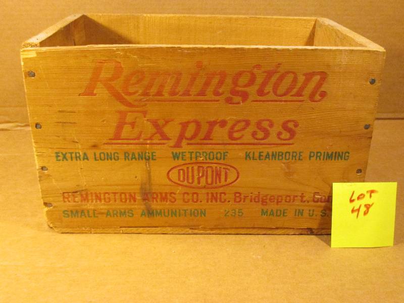 Remington Wooden Ammo Box