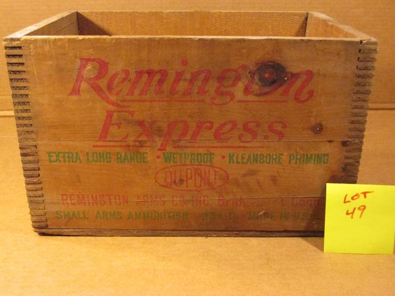 Remington Wooden Ammo Box