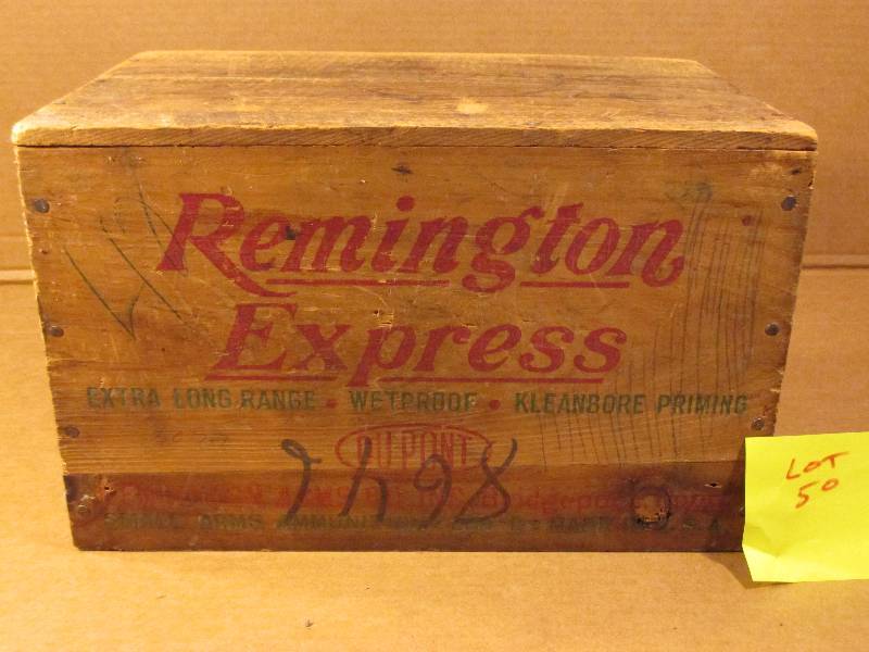 Remington Wooden Ammo Box