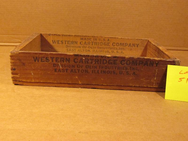 Western Wood Ammo Box