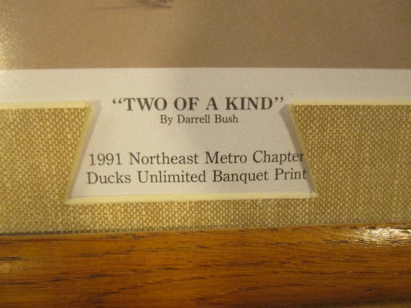 1991 Ducks Unlimited Print, Signed and Numbered