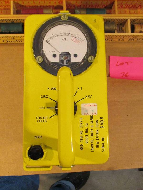 Radiation Detector and shotshell displays