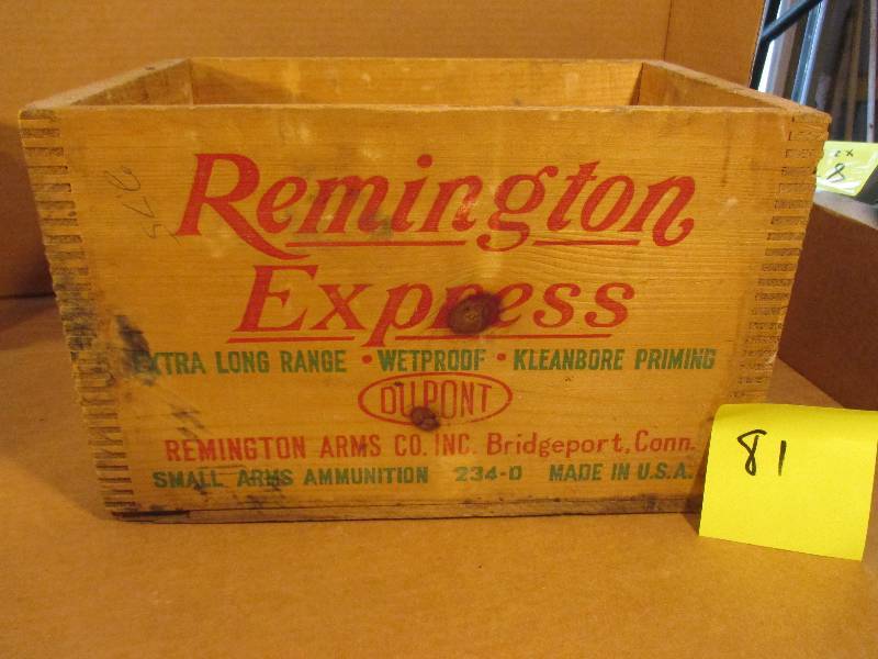 Remington Wood Ammo Box