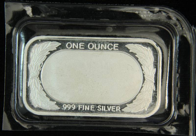 1 TROY OZ. .999 FINE SILVER BAR UNITED STATES FLAG DESIGN SEALED