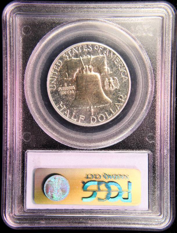 1962 PROOF FRANKLIN SILVER HALF DOLLAR PCGS PR64
