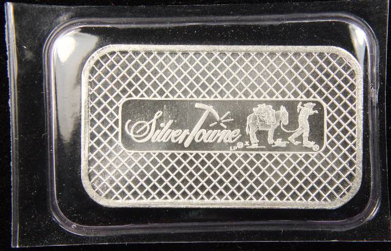 1 TROY OZ. .999 FINE SILVER BAR PROSPECTOR SEALED