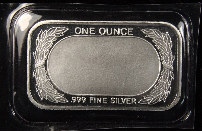 1 TROY OZ. .999 FINE SILVER BAR 10 COMMANDMENTS SEALED
