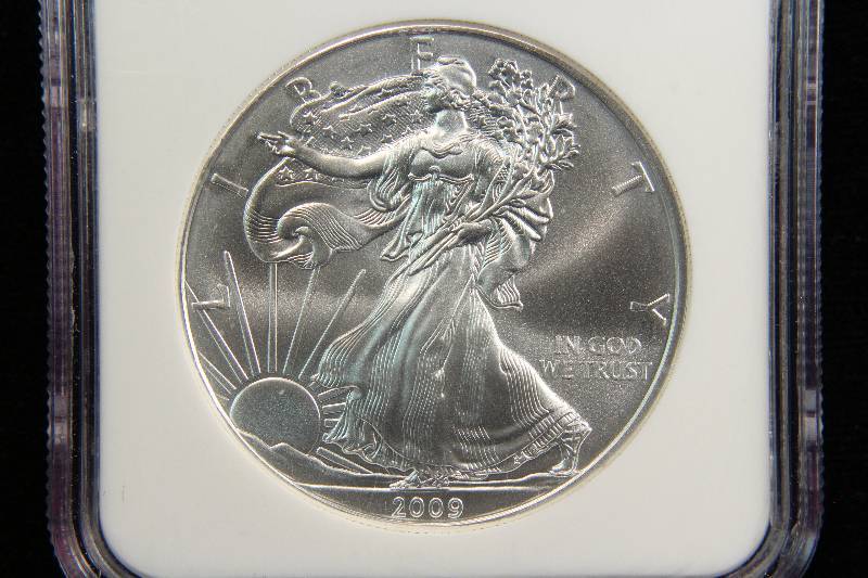 2009 AMERICAN SILVER EAGLE .999 FINE SILVER 1 TROY Oz. NGC MS69