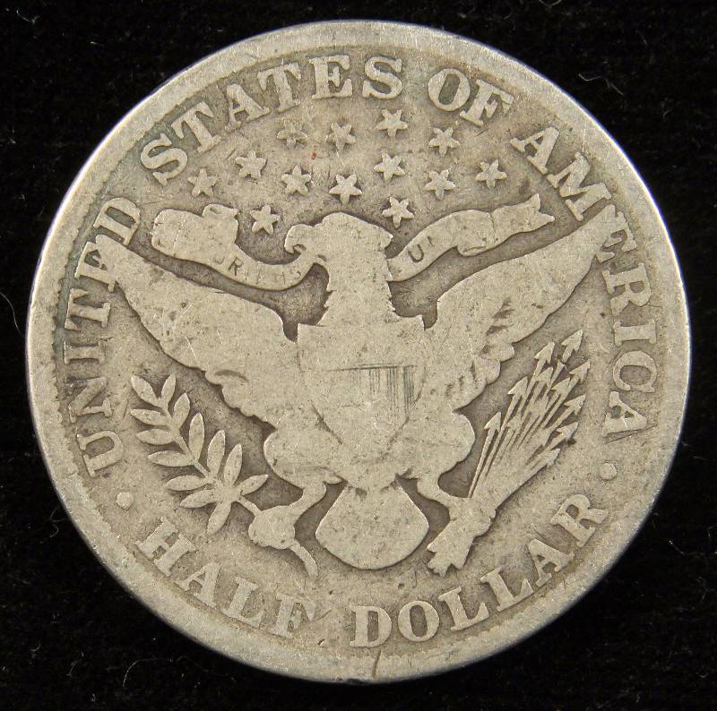 1905 BARBER SILVER HALF DOLLAR GOOD