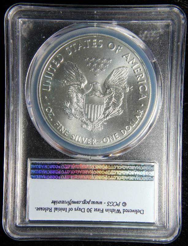 2016 AMERICAN SILVER EAGLE 1 TROY OZ. .999 FINE SILVER MS69 PCGS FIRST STRIKE