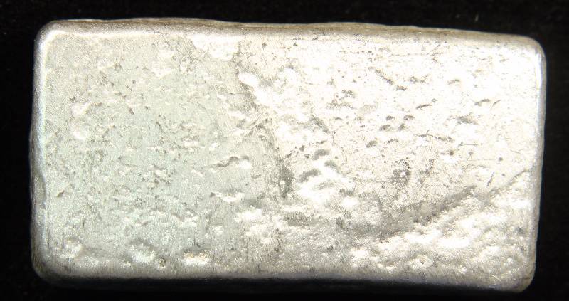 2 TROY OZ. .999 FINE SILVER BAR HAND POURED PROSPECTORS SKULL & CROSSBONES