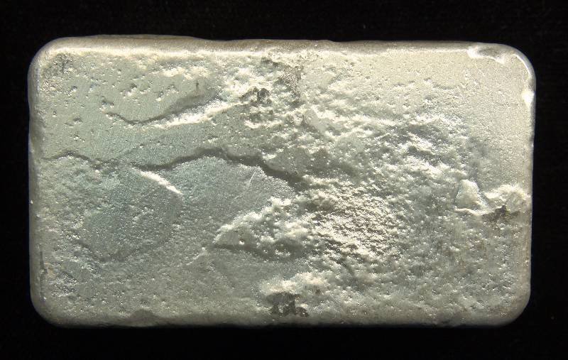 10 TROY OZ. .999 FINE SILVER BAR HAND POURED PROSPECTORS GOLD & GEMS