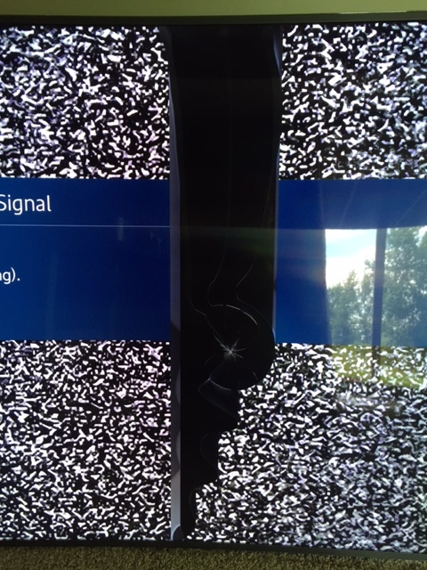 lot 14 image: 65, Samsung, 9 Series, Curved Screen, SMART, 4K SUHD TV  Television for PARTS  REPAIR