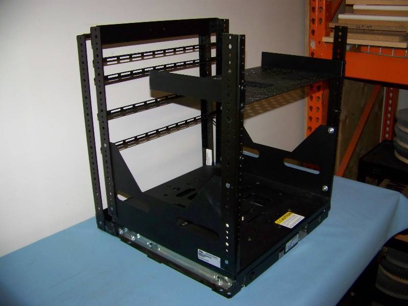 lot 84 image: Middle Atlantic, Audio  Video Equipment  Component Rack with Slide Out  Rotating Base