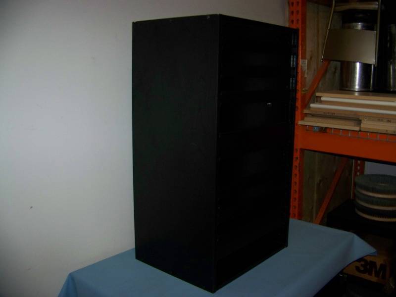 lot 86 image: Mid-Sized, Wood Encased, Audio  Video Equipment  Component Rack