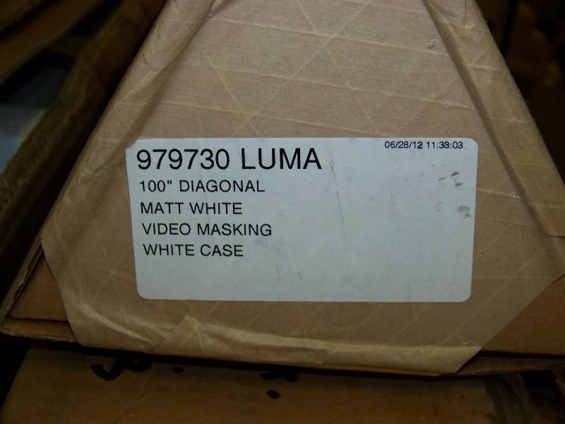 lot 29 image: Draper, Luma, Pull Down (Manual) Projection  Movie Screen - BRAND NEW