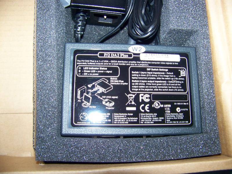 lot 61 image: Extron Electronics, Distribution Amplifier in Original Box