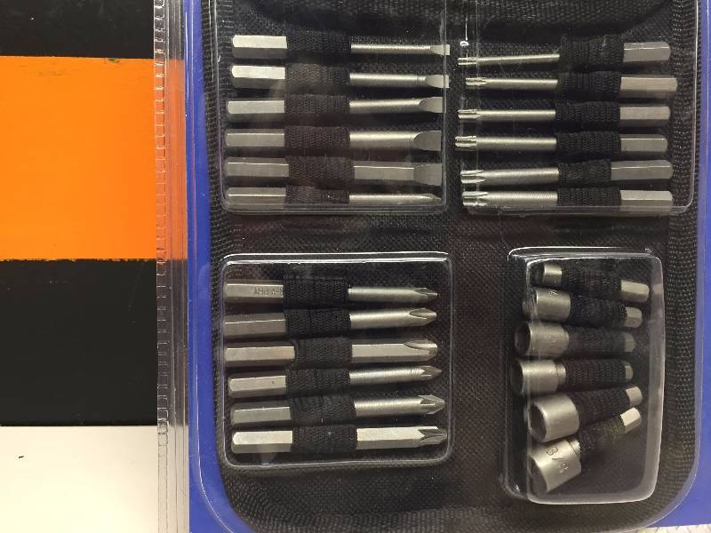GRIP 24PC SCREW DRIVER SET WITH CASE MISSING RATCHET