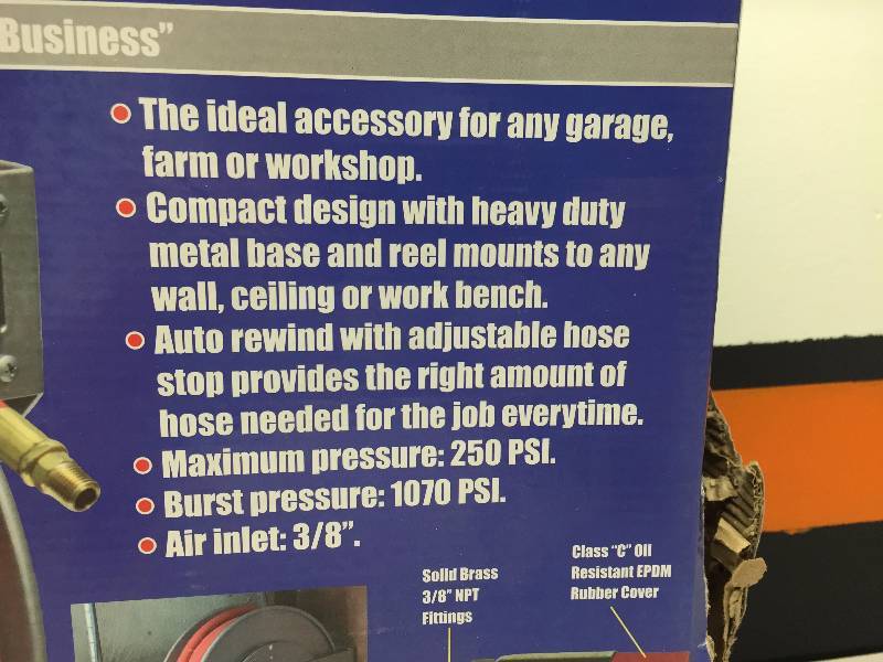 GRIP AIR HOSE REEL