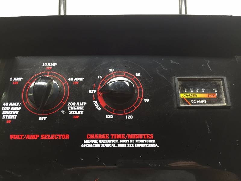 SCHUMACHER BATTERY CHARGER 200 AMP ENGINE START 40 AMP FAST CHARGE NOT WORKING