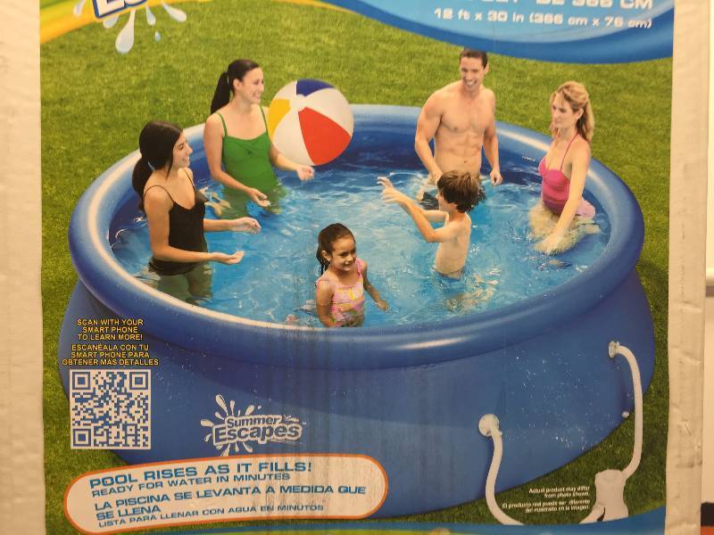 SUMMER ESCAPES 12 QUIK SET RING POOL 30 DEEP