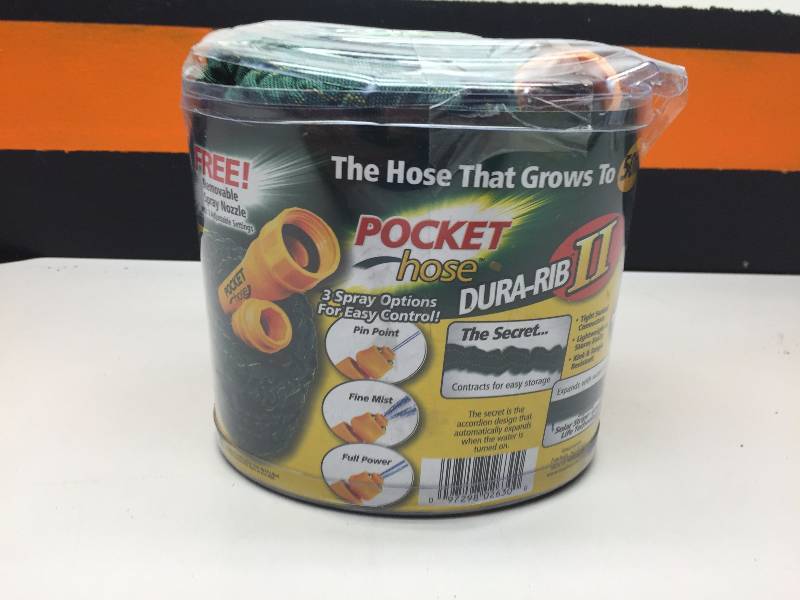 POCKET HOSE DURA RIB 11 50 HOSE AND FILTER SYSTEM FOR 15 POOL