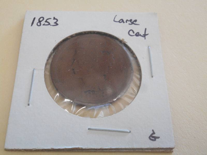 1851 - Large Cent - Partial Liberty...