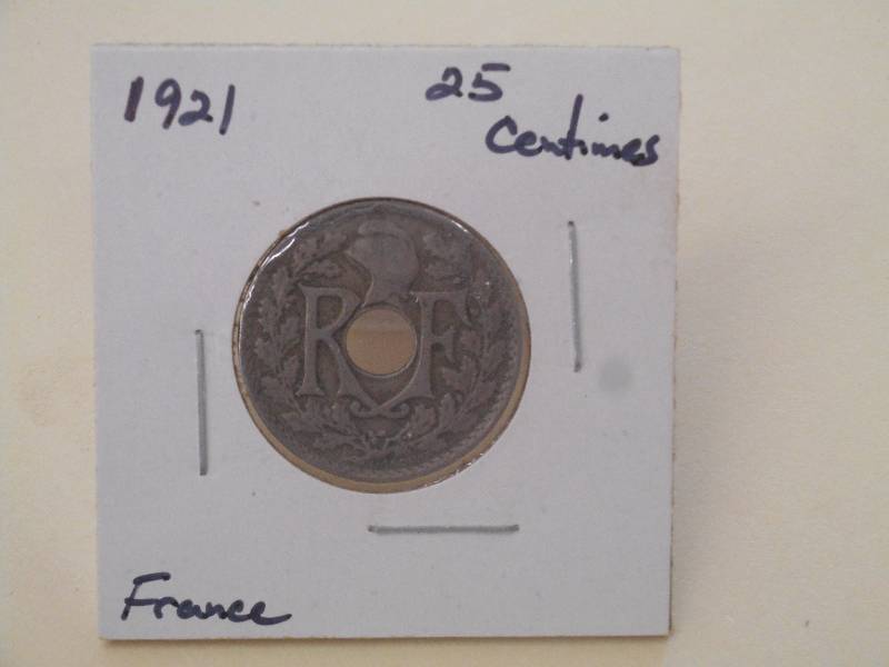 1921 - France - 25 Centavos - VF De...