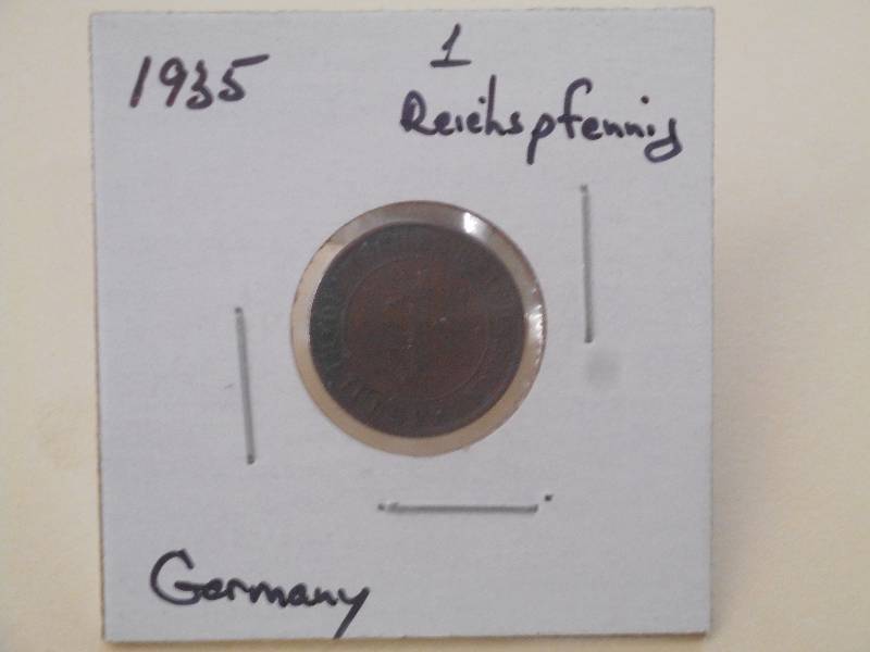 1935 - Germany - 1 Reichspfennig - ...