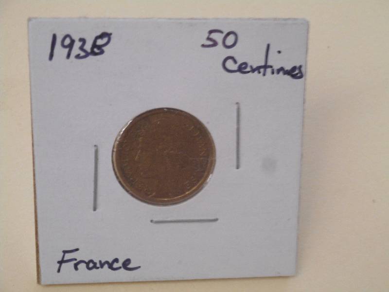 1938 - France - 50 Centimes - AU...