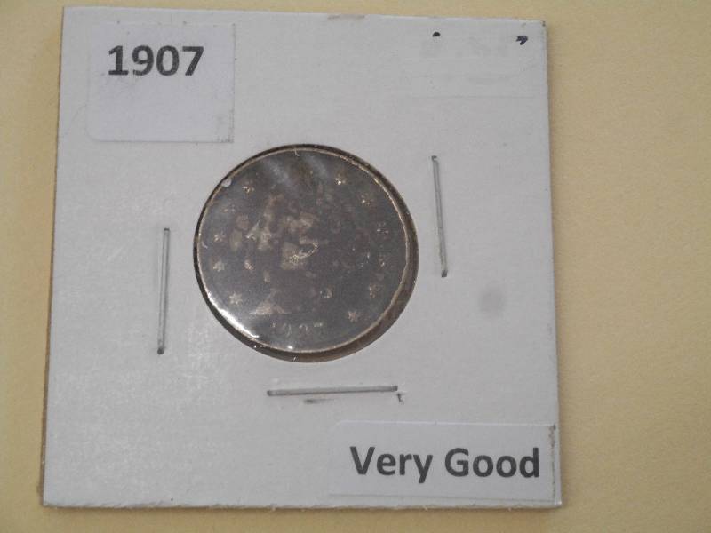 1907 - Liberty Head Nickel - VG Gra...