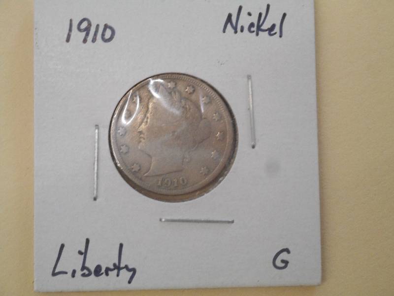 1910 - Liberty Head Nickel - VG Gra...