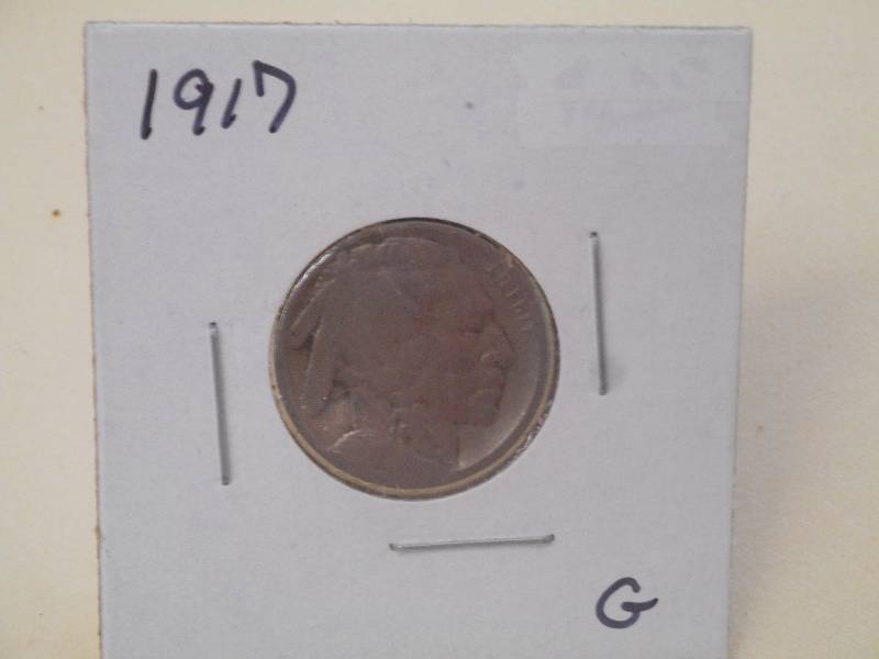 1917 - Buffalo Head Nickel - G Grad...