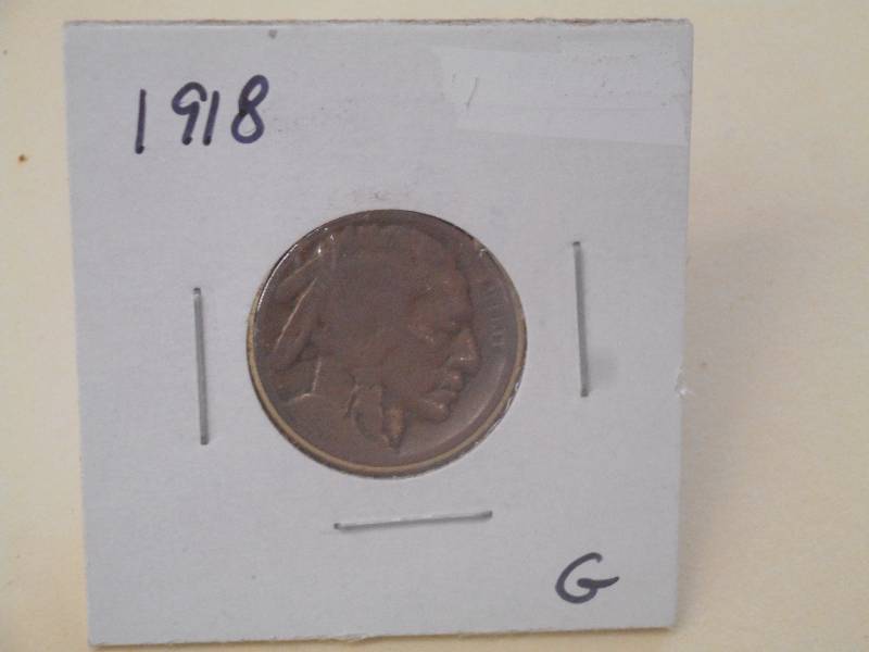 1918 - Buffalo Head Nickel - G Grad...