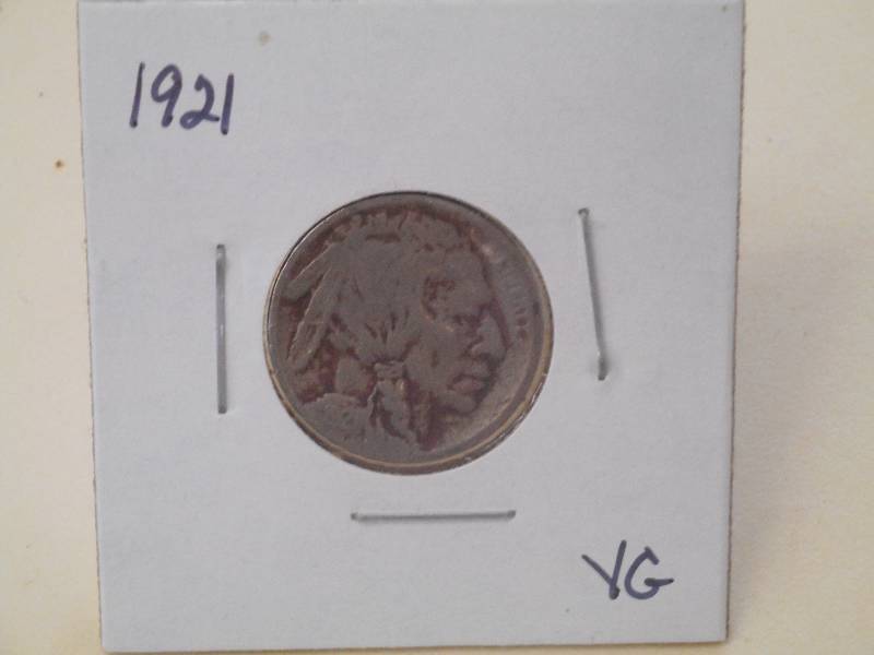1921 - Buffalo Head Nickel - VG Gra...