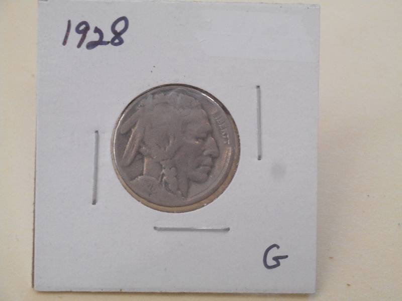 1928 - Buffalo Head Nickel - G Grad...