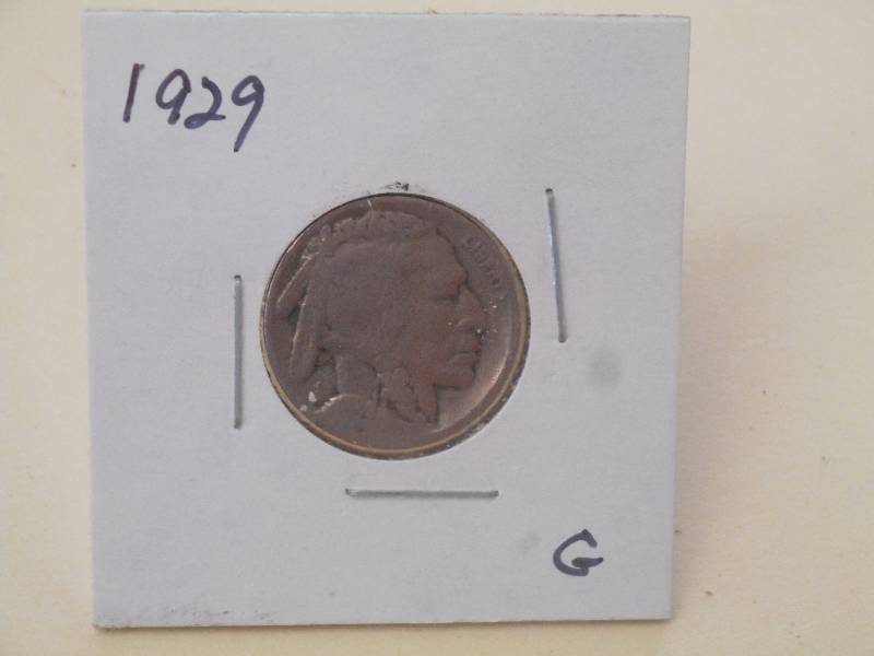 1929 - Buffalo Head Nickel - G Grad...