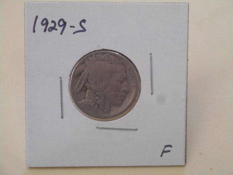 1929-S - Buffalo Head Nickel - Fine...