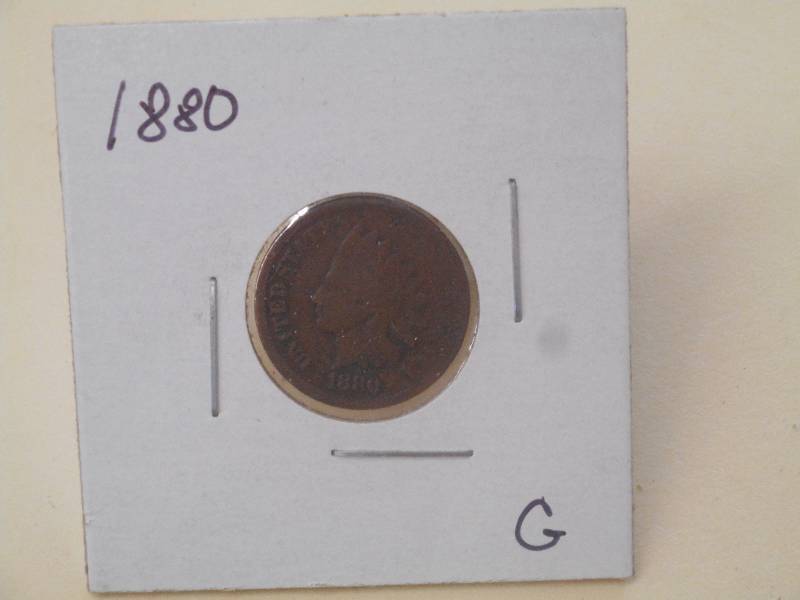 1880 - Indian Head CentPenny - G G...