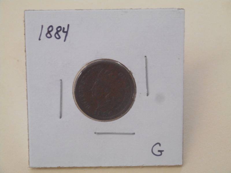 1884 - Indian Head CentPenny - G G...