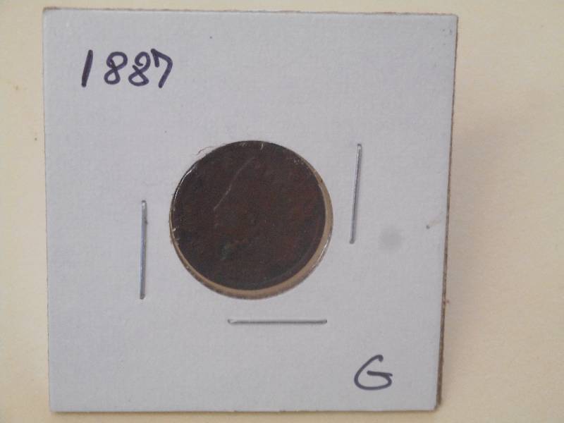 1887 - Indian Head CentPenny - G G...