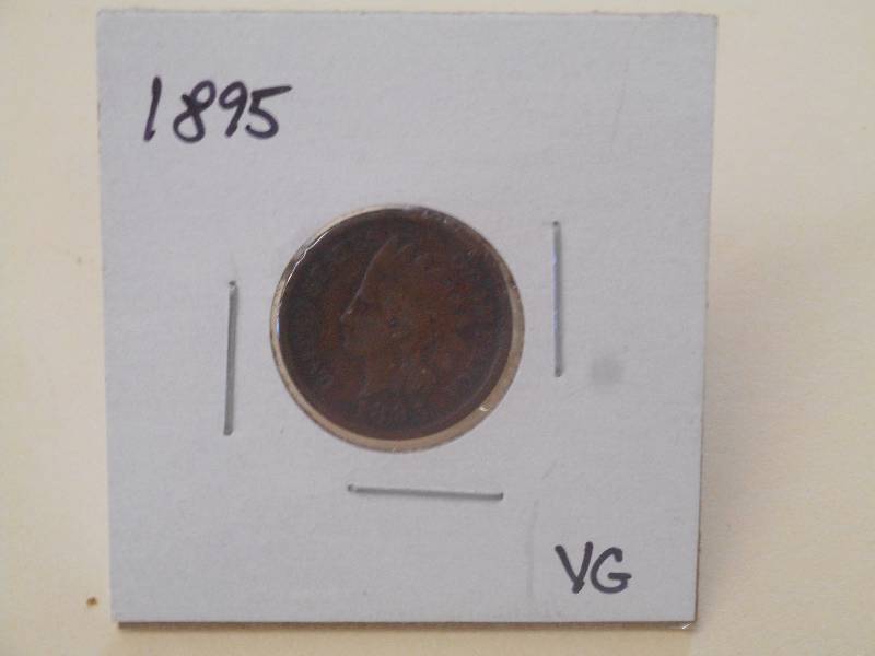 1895 - Indian Head CentPenny - VG ...