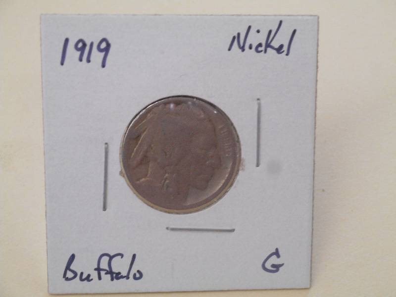1919 - Buffalo Head Nickel - G Grad...