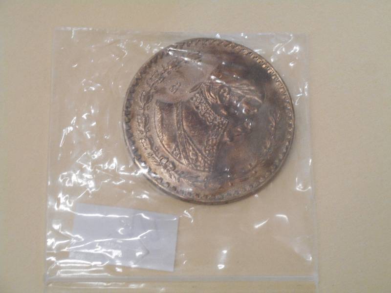 1958 - Mexico Silver Un (1) Peso - ...