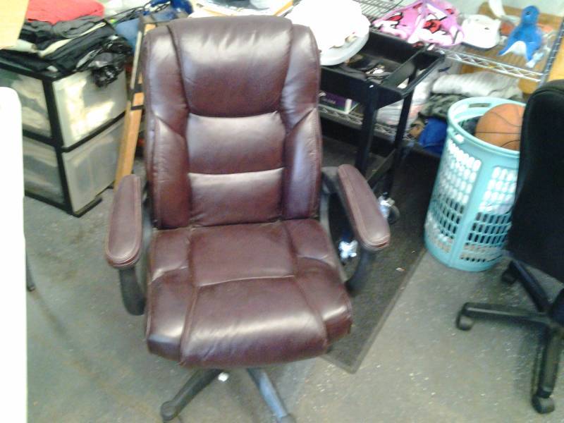 Burgundy Executive Office Chair