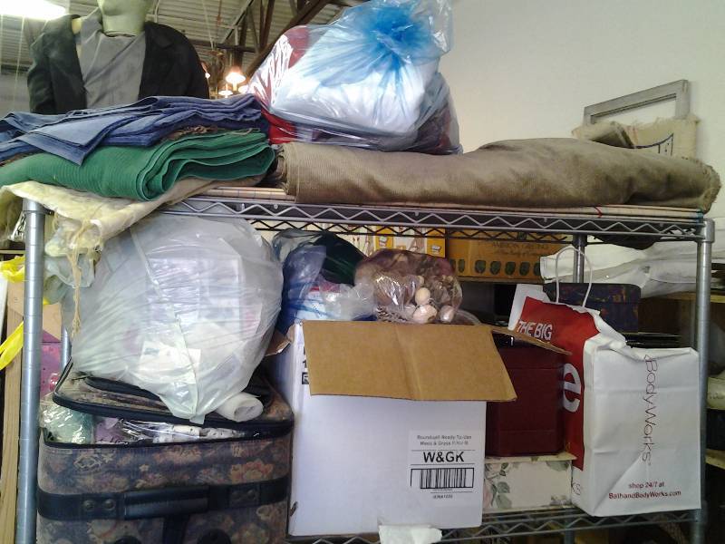 Large Lot Of Material & Upholstery, Crafting Items, Sewing Notions, Needle work, Lace& Ribbon, Fancy Sequin Boxes & Related