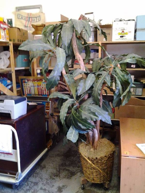Large Artificial TreePlant With Rolling Trolley