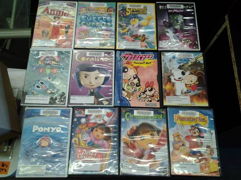 12 DVDs