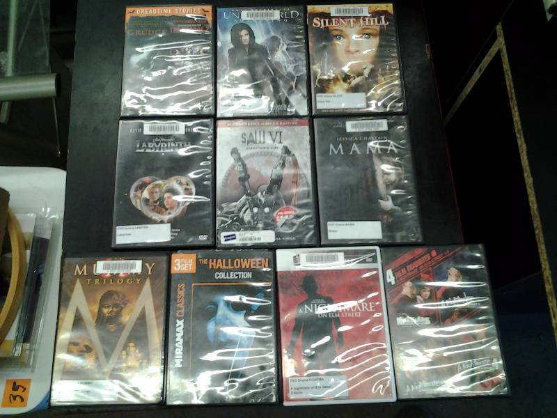 10 DVDs