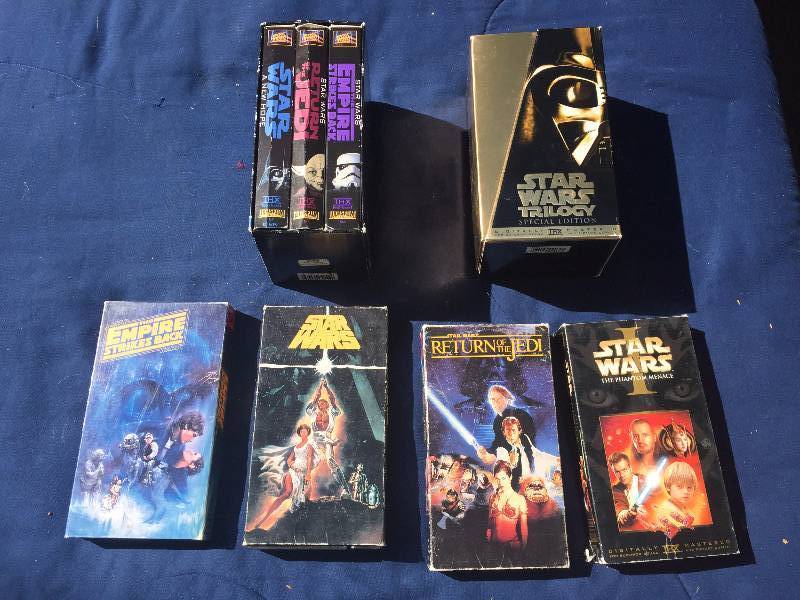 lot 163 image: Star wars VHS movies